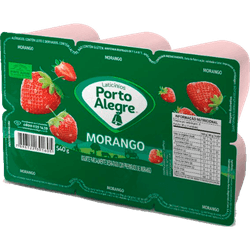 IOGURTE PORTO ALEGRE BANDEJA 540G MORANGO